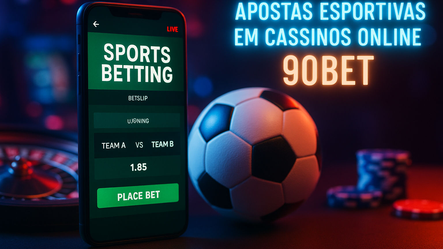 Aposte em apostas esportivas no cassino online 90BET